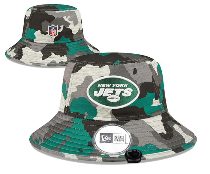 New York Jets Stitched Bucket Fisherman Hats 037